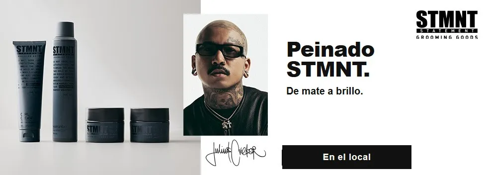 Peinado STMNT, de mate a brillo. Foto de campaña. La persona no trabaja en Ikaro.