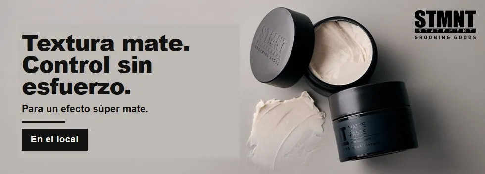 Textura mate. Pasta mate STMNT, foto de producto de la marca.